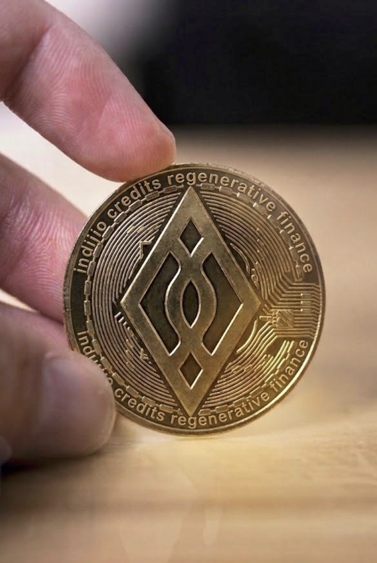 Indijio Credits regenerative finance coin